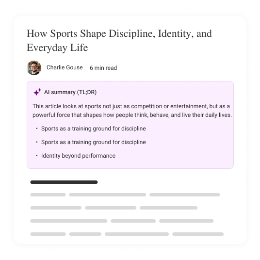 Make every blog post easier to understand at a glance
